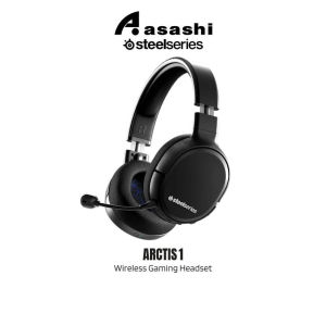 SteelSeries Arctis 1 Wireless Gaming Headset (Black) – USB‑C 2.4 GHz Dongle Detachable ClearCast Mic 25 h Battery