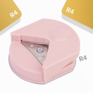 IFFINE Portable R4 Card Rounder 4mm Paper Cutting Tool R4 Circular Paper Trimmer Durable Angle Border Punch DIY Scrapbooking