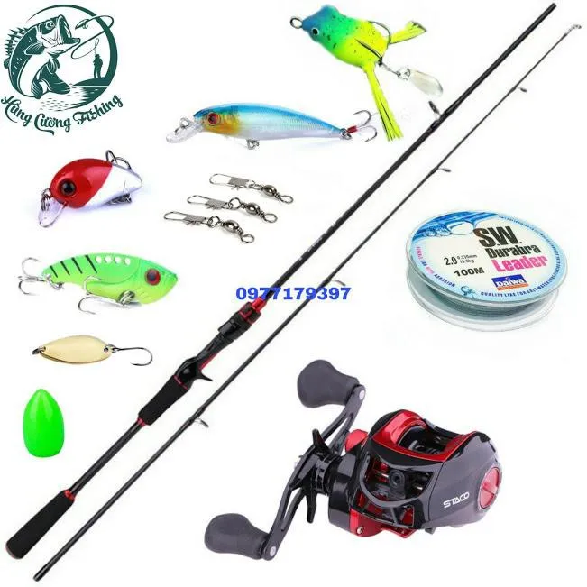 Bộ cần lure UL EISHING of CATCH 1 máy EXPERT Giá Rẻ ( xả hàng )