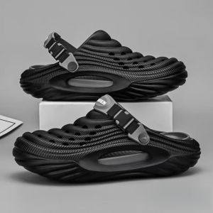 Grip&Tread Ready to ship EVA Sandals big toe shoes menslippers waterproof soft summer outer wear dual use allmatch anti-slip baotou beach clogs shoes for men 40-45