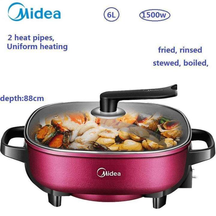 [ Philippines Stock ] Midea 6L Multipurpose Pot Electric Chafing Dish