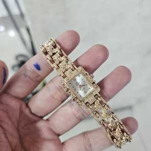 Terbaru - JAM TANGAN FASHION WANITA TALI RANTAI STAINLESS / JAM TANGAN KASUAL WANITA MEWAH ANTI AIR FREE BATERAI CADANGAN
