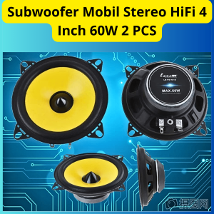 COD LaBo Speaker Subwoofer Mobil Stereo HiFi 4 Inch 60W 2 PCS LB PS1401D / speaker pintu mobil super full bas 6 inch 12 inch subwoofer 8 inch 10 inch murah avansa apv advance ayla agla / speaker mobil bluetooth box belakang bmw boston bass tube serbaguna