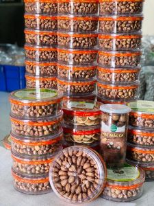 Hạt điều rang củi Bình Phước xếp hoa loại ngon nguyên hạt không ngon hoàn tiền
