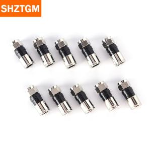 [COD] SHZTGM 10ชิ้น RG6การบีบอัดประเภท F 2.7ซม. ขั้วต่อปลั๊กแบบซีลคุณภาพสูง