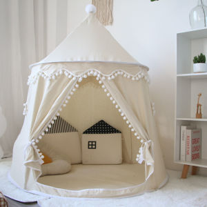 Folding Toy Tent Children Play House Large Teepee Tent for Kids Princess Castle Gifts