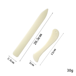 อุปกรณ์กรีดผ้า 2ชิ้น ที่กรีดกระดาษพลาสติก ดันมุมแหลม งานฝีมือ DIY