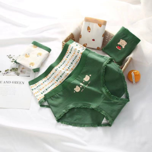 FSW313 Celana Dalam Anak Segitiga CD Anak Cewek Motif Bahan Katun Random 4 pcs