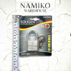 Gembok pintu pagar rumah komputer stainless  SOLIGEN 20 25 30 40 50 60 mm