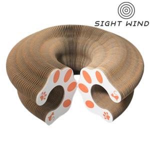 【Hàng mới】 tấm cho mèo cào Organ ma thuật Khung leo trèo cho mèo đồ chơi tương tác hình tròn đồ chơi tương tác cho mèo gấp được cho mèo