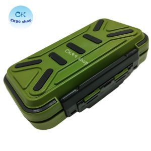 กล่องอุปกรณ์ตกปลา กล่องใส่อุปกรณ์ปลายสาย กล่องกันน้ำ(  16x9x4.5 cm ) กล่องใส่ตัวเบ็ด ลูกหมุน ตะกั่ว อุปกรณ์ปลายสายชิ้นเล็กอื่นๆ