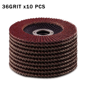 (PER BOX /10PCS) Original Flap Disc For Metal Wood Paint 4 " ( #36 -120) grinding disc for wood