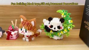 Educational Toys Cartoon Children Toys Monsters Micro BlocksBricks Animel Figures Birthday Gifts For Kids2026