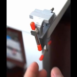 1PCBench Vise Multi-Functional Aluminum Miniature Small Jewelers Hobby Clamp On Table Flat Pliers Tool Vice