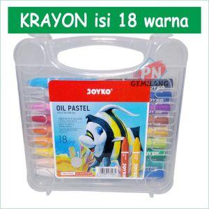 Crayon Warna Joyko / KRAYON JOYKO KRAYON MIYAK / Oil Pastel WARNA SET 12 18 24 36 48 55 72