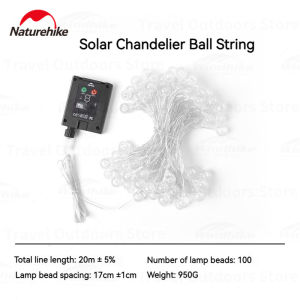 Lampu Camping Hias Tenda Naturehike CNH22DQ027 Lampu Tenda Gantung Chandelier Aesthetic Lampu Tenda Lampu Camping Korean Glamping