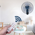 Quạt treo có remote Nanoco model NWF1612RC (3 cấp độ gió, công suất 47W). 