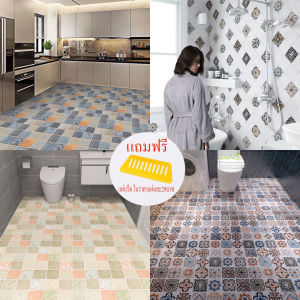 สติ๊กเกอร์ PVC วอลเปเปอร์ติดพื้น มีกาว กันน้ำกันลื่น 60ซม. ขนาด 3 เมตร สติ๊กเกอร์ติดพื้น