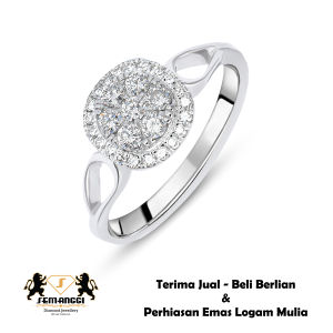 Cincin Berlian Semanggi Wanita - SMG 1252