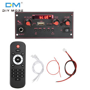 diymore DC 3.7-5V MP3 Bluetooth decoder board amplifier board with microphone function 2x10W with amplifier D137BT