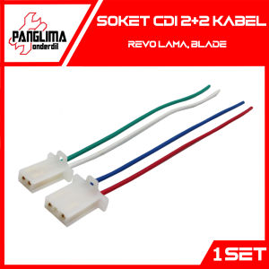 Soket CDI 2 Kabel Revo Lama Blade New Socket Cop Cable New Old