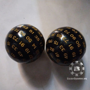 Xí ngầu 100 mặt Acrylic 50mm sử dụng cho nhiều game