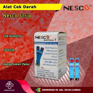 Nesco Strip Cek Kolesterol 10 Strip