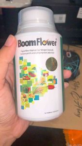 BOOMFLOWER 250ml ADALAH PUPUK YANG BERFUNGSI UNTU MENINGKATKAN PERTUMBUHAN PADA TANAMAN