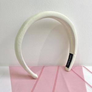 Bando Kain Tebal Empuk Warna Pastel Headband Cloud Polos Lebar