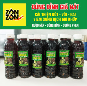 Combo 2 chai loai 330 ml đủng đỉnh giã nát_gụ thuốc hỗ trợ cải thiện đau nhức xương khớp hiệu quả bài thuốc dân gian 100% thiên nhiên zon zon store