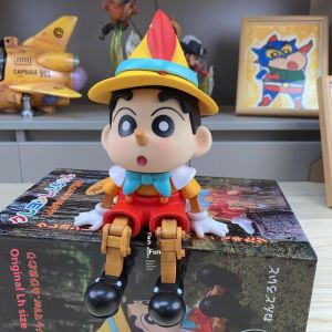 JOYNCLEON Pinocchio và Crayon Shin-chan hình con rối đồ chơi sưu tập cho trẻ em