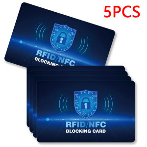 RFID Blocking Card One Card Protects Entire Wallet Purse NFC Contactless Bank Debit Credit Card Protector ID ATM Guard Card Blocker