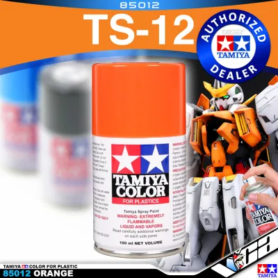 ⭐️ TAMIYA 85012 TS-12 ORANGE SPRAY PAINT CAN PLASTIC SCALE MODEL ACTION TOY HOBBY VCA GUNDAM SINGAPORE