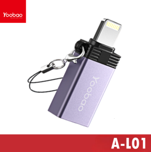 Yoobao A-L01 USB-A Female to Lightning Male OTG Adapter High Quality with Lanyard For Apple Devices