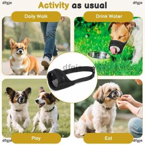 [COD] dfgje Mesh Muzzle For Short Snout And Small Medium Dogs Anti-Biting Focus On Brachycephalic Dogs Like Chihuahua Pomeranian