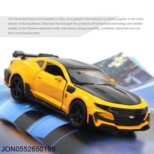 โมเดลรถเหล็ก CHEVROLET CAMERO สเกล1/32 มีไฟมีเสียง เปิดปิดประตูได้ โมเดลรถ ของสะสม