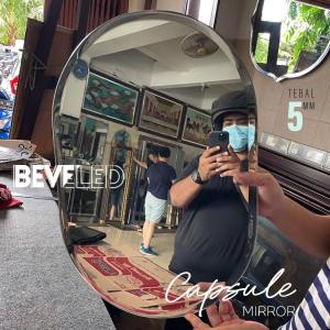 Cermin Wastafel Kamar Arch Rectangle 40 x 60 Capsule mirror Kaca Cermin 5 mm