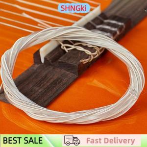SHNGki 6pcs Guitar Strings Nylon Silver Strings Set for Classical Classic Guitar