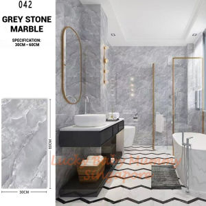 Self Adhesive Wall Sticker / Marble Waterproof Wallpaper / Tile Sticker Easy DIY Home Makeovers