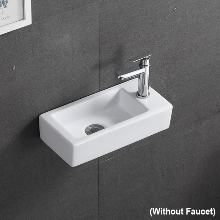 Mini Wash Basin Wall-Mounted Washbasin Small Apartment Balcony Pool ...