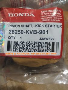 PINION SHAFT KICK STATER HONDA VARIO KVB