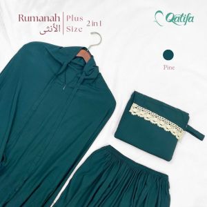QATIFA Mukena Katun Rayon Jumbo Rumanah Al Untsa Plus Size
