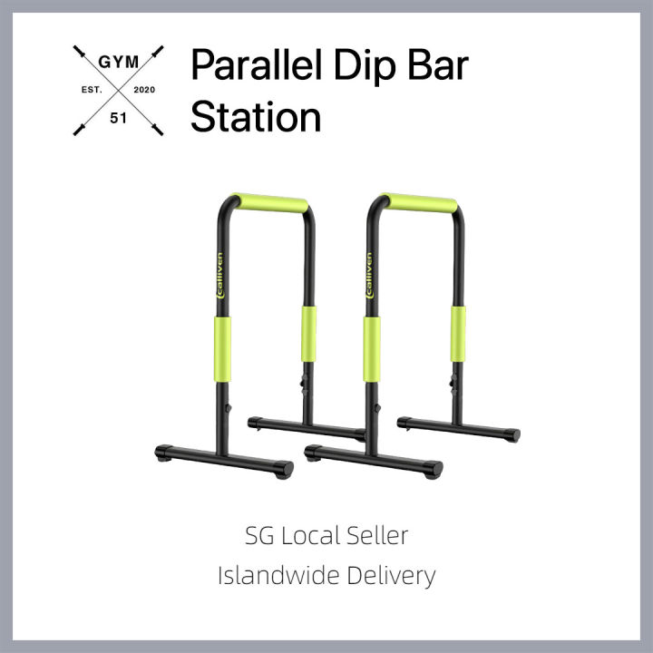 [Pre Order] Premium Parallel Dip Bar Station / Steel Dips Bars / Fitness Bars / Pull up bar