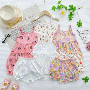 COMBO 2 Bộ đồ bé gái chất liệu COTTON100% 8kg đến 20kg-màuhoa văn giao ngẫu nhiên tùy đợt hàng ra