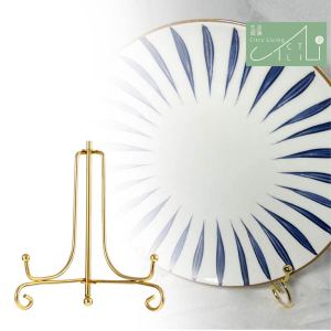 8 inchi Stand Holder Piring / Stand Display Piring Foto / Dudukan Piring Hias / Sandaran Piring Hias