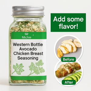 zero fat condiment Fresh Seasoning Gourmet Matsutake Bottle Freshness Minced Garlic Salt Seasoning Recipe Set