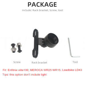 TWTOPSE Đèn Hậu Xe Đạp Cho Brompton Giá Đỡ Phía Sau Chính Hãng Bộ Gắn Đèn Tự Động Thông Minh Sạc Cảm Biến Phanh Chống Nước