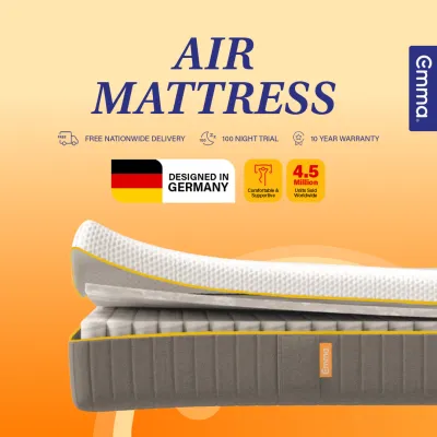 Emma Air Mattress 2.0 | Pocket Spring Breathable Bouncy | Emma Sleep