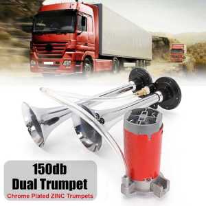 RAJA HEYVO 150dB 12 dan 24V Klakson Trompet Truk Mobil suara nyaring Dual Air Horn lagi viral LD201