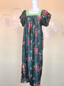 Daster Viral Melati Fit to XL LD 115 Cantik Motif Bunga pake Renda seksi dirumah saja